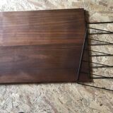 Vintage two-tier wall shelf string