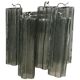 Gray murano glass wall light “tronchi” -1l