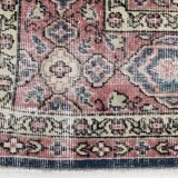 Navy Blue Vintage Runner Rug, 75x231Cm SK 6884