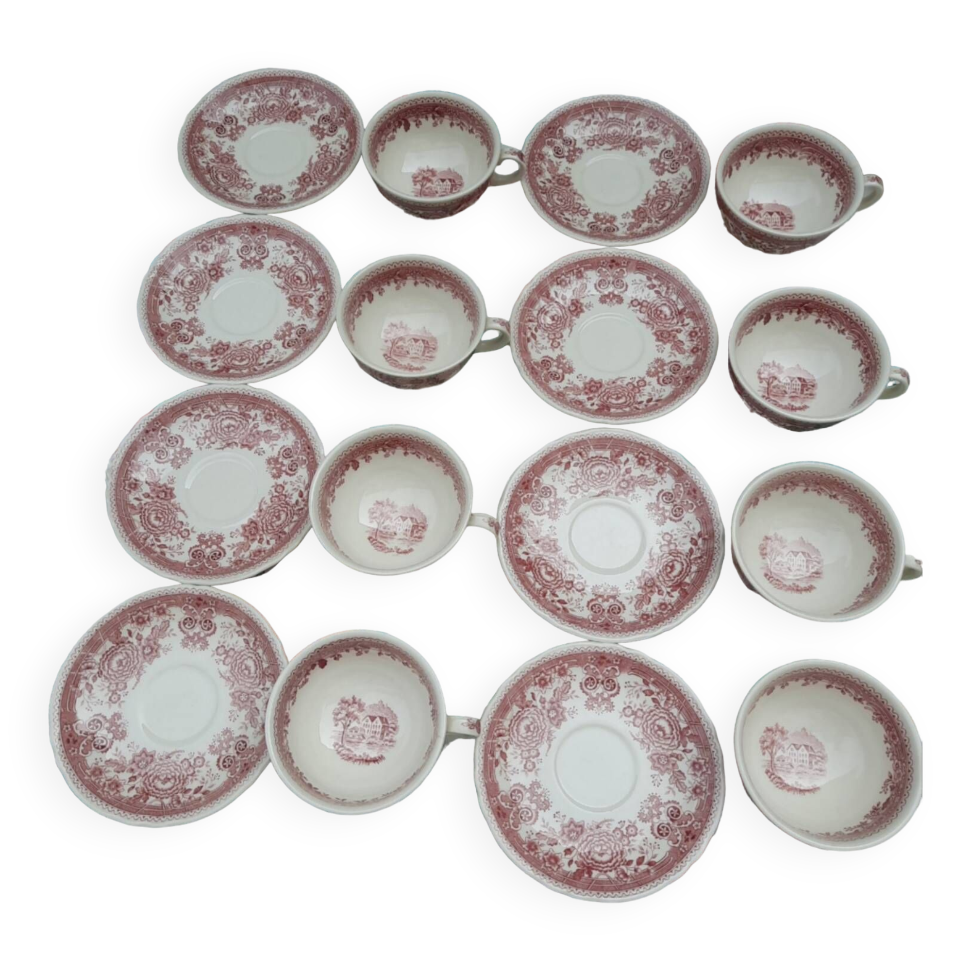 service de 8 tasses et sous tasses Burgenland