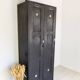 Wooden locker industrial style