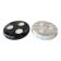 Pair of Vintage Marble Triple Tealight Candle Holders – Black & White