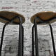 Industrial steel stool, 60 cm high