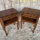 Louis xv style nightstand with drawer + vintage case