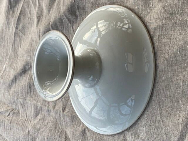 Compotier fruit cup in white art deco porcelain