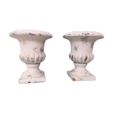 Paire de vases Médicis pierre