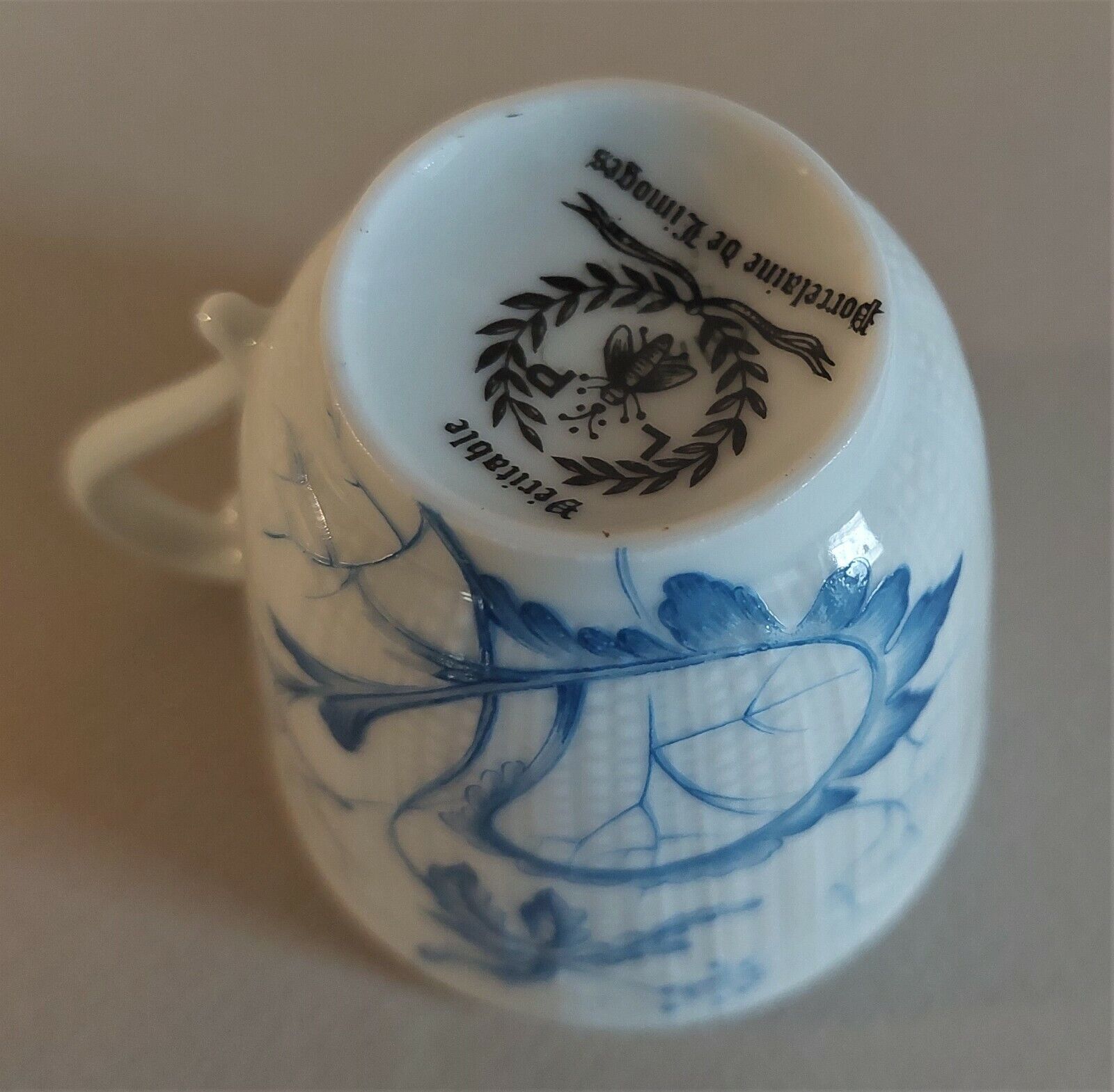 Limoges Giraud porcelain cup