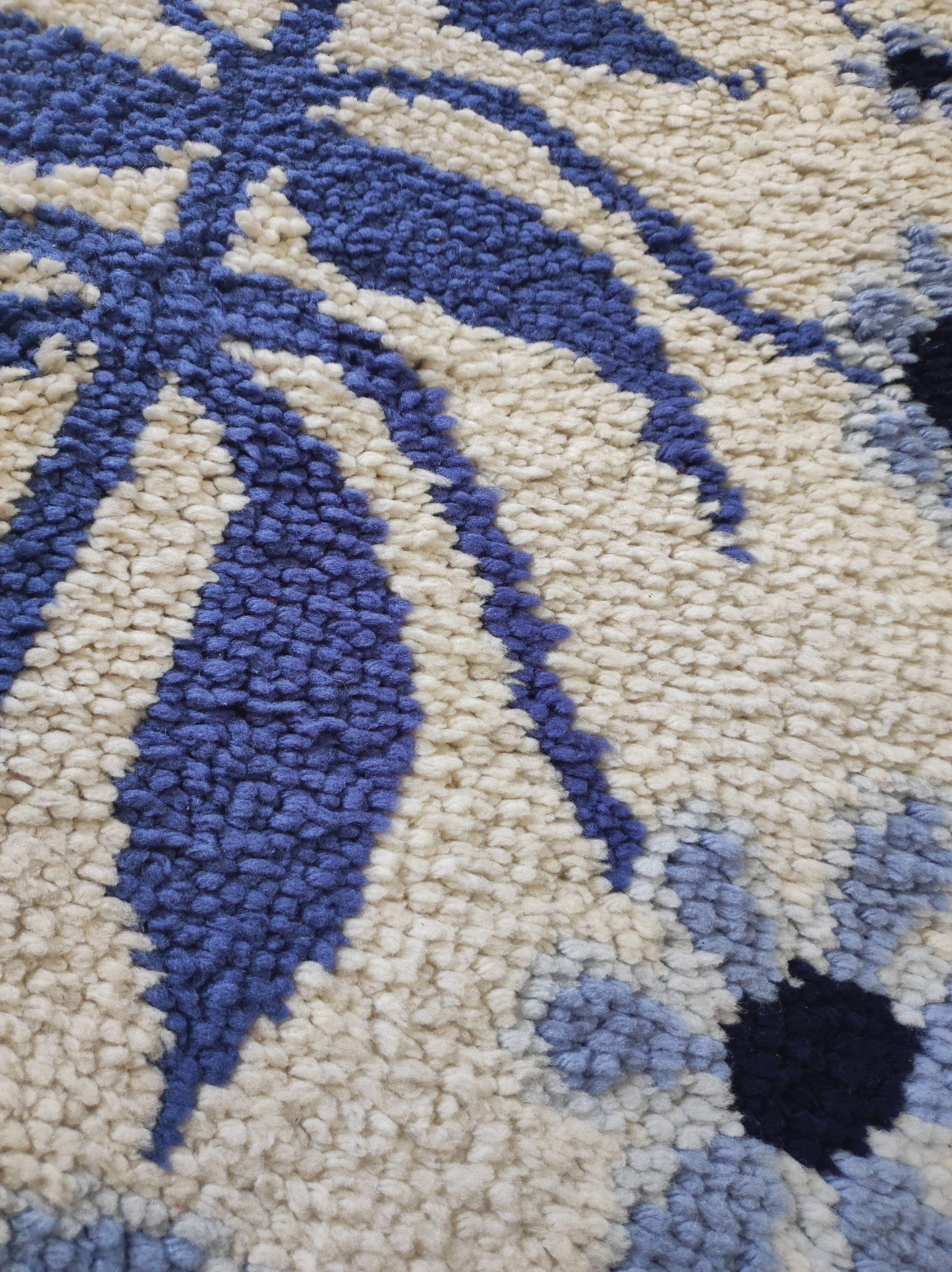 Wool carpets from the 70s  79x147cm
