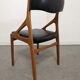 Series of 6 Scandinavian teak chairs from the 50s/60s