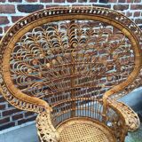 Emmanuelle peacock armchair