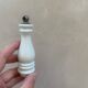 Porcelain handle for toilets
