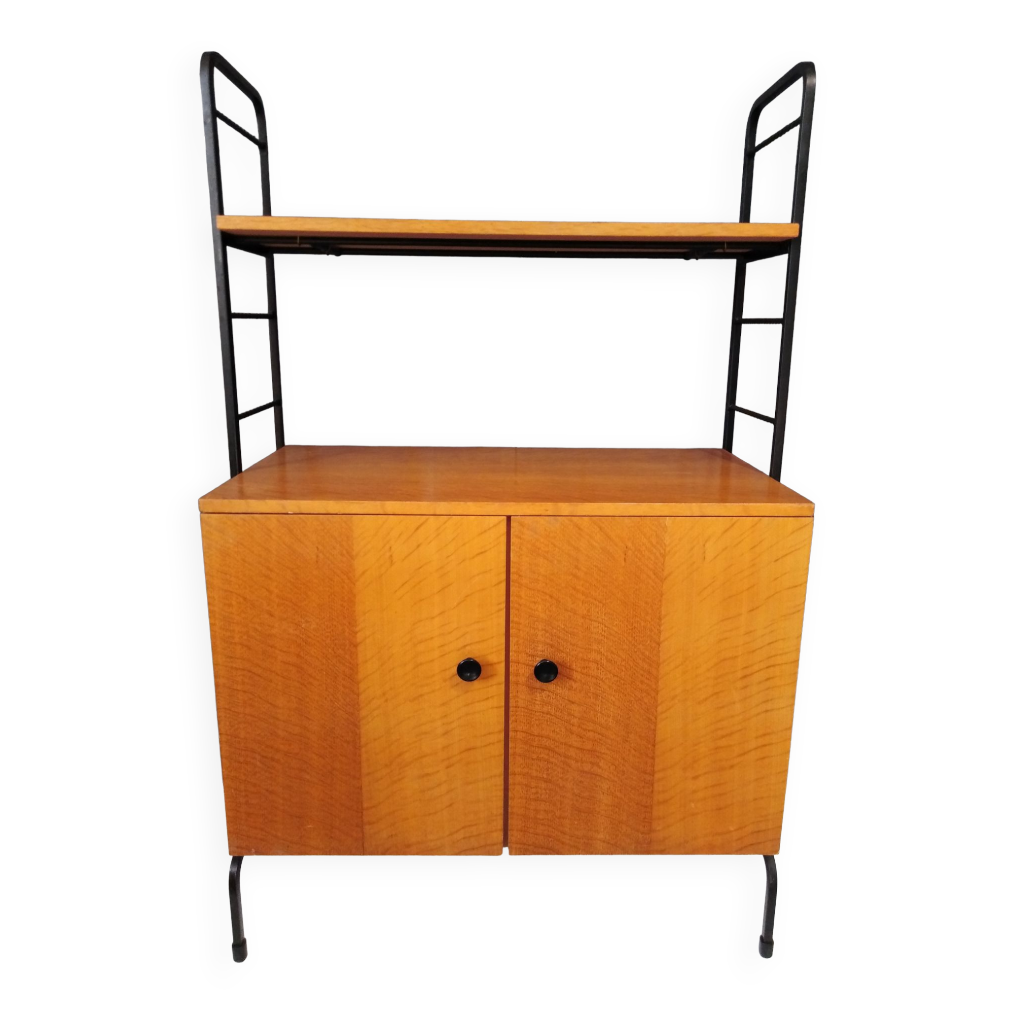Vintage Scandinavian self-supporting shelf cabinet 1960