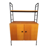 Vintage Scandinavian self-supporting shelf cabinet 1960