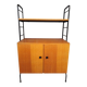 Vintage Scandinavian self-supporting shelf cabinet 1960