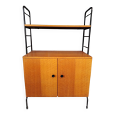 Vintage Scandinavian self-supporting shelf cabinet 1960