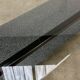 50s metal and glass coffee table