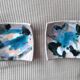 1 set of 2 ceramic Corsican catchalls