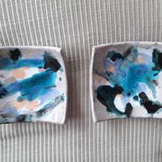 1 lot de 2 vide-poches en céramique corse