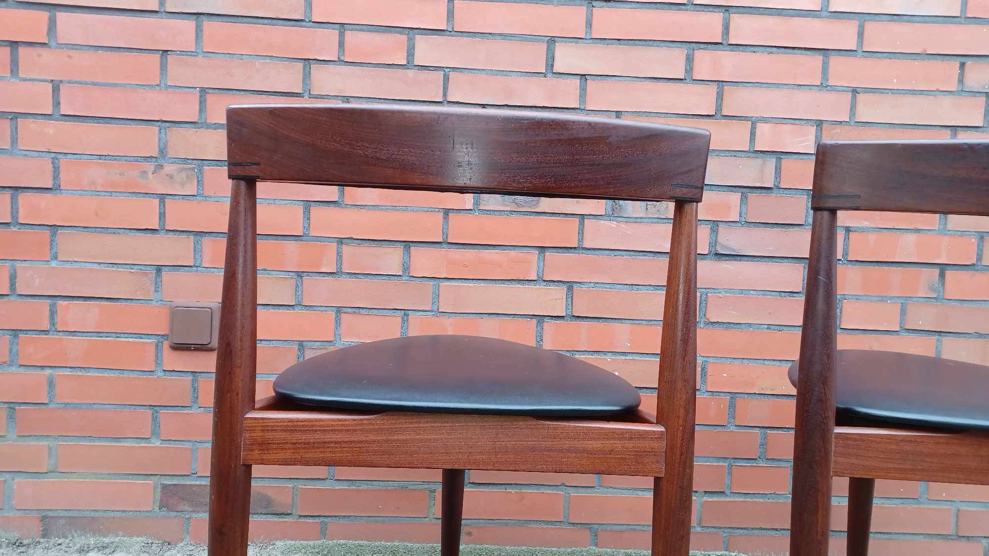 2 x Hans Olsen chairs for Frem Røjle, Denmark, Set de Lux, 1960s