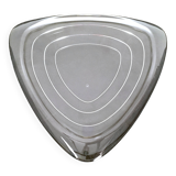 Triangular Glass Serving Plate, Italy 1990s