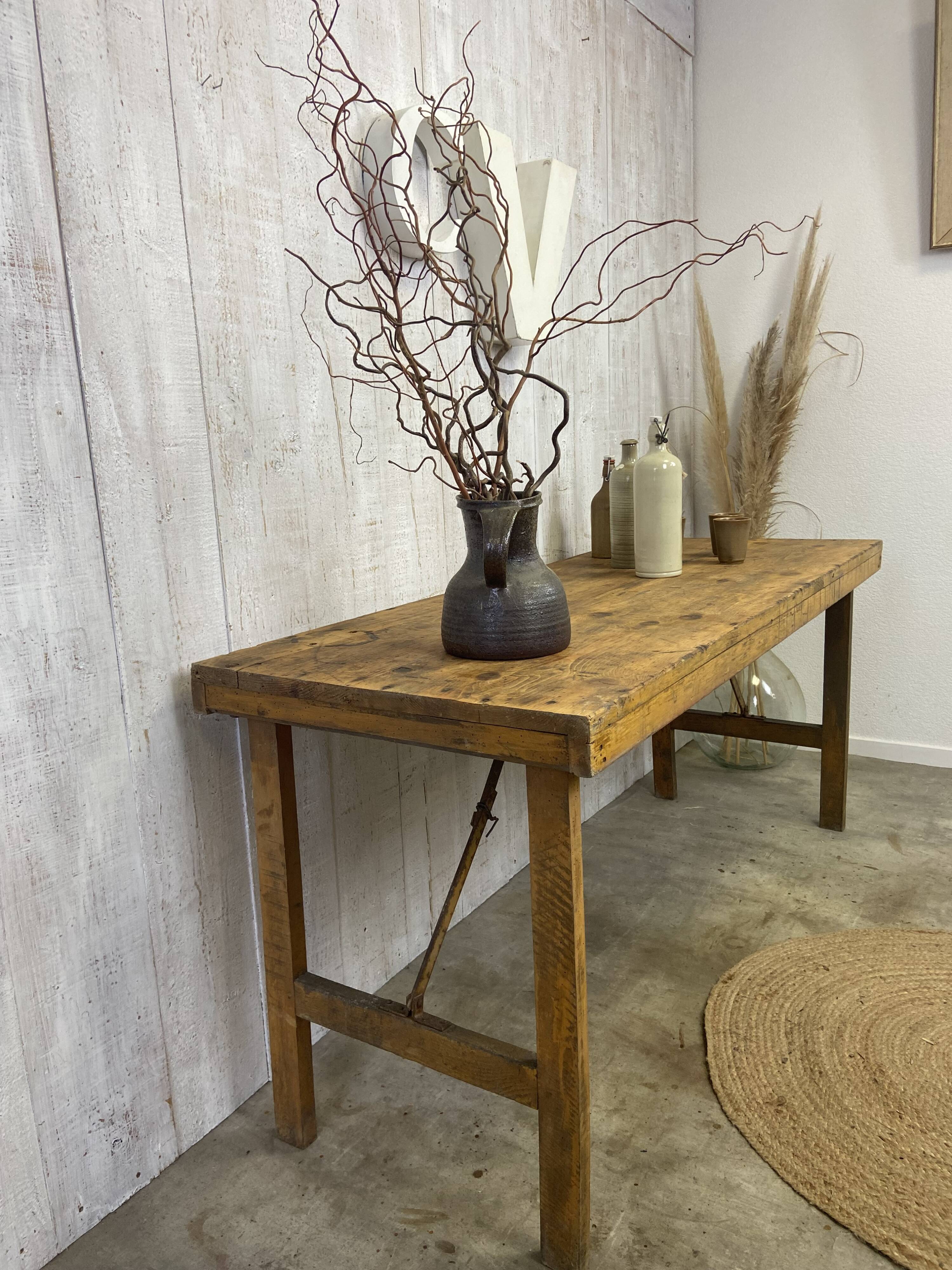 Vintage workshop table