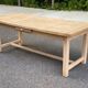 Renovated 19th century farmhouse dining table with drawer 200cm