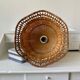 Vintage wicker pendant lamp