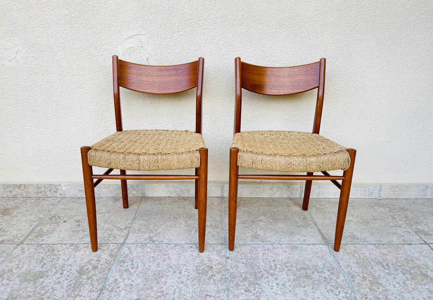 Danish teak chairs