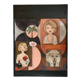 Acrylic painting