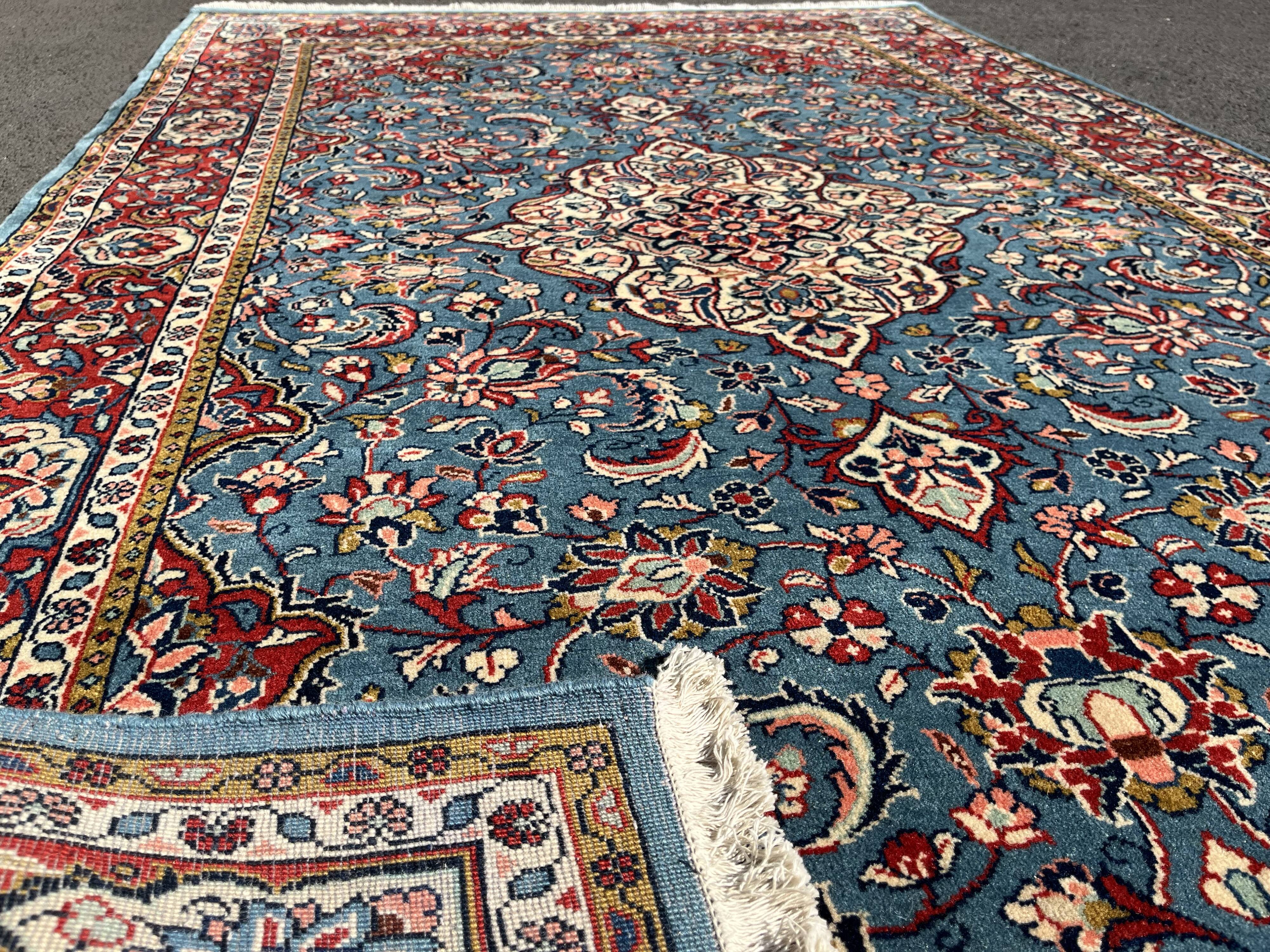 Persian Sarough Rug Circa 1960