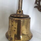 Bronze and glass pendant light