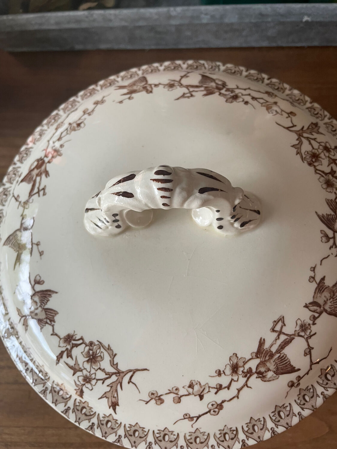 Very rare, soup tureen M Chanut, E. Primard Paris.