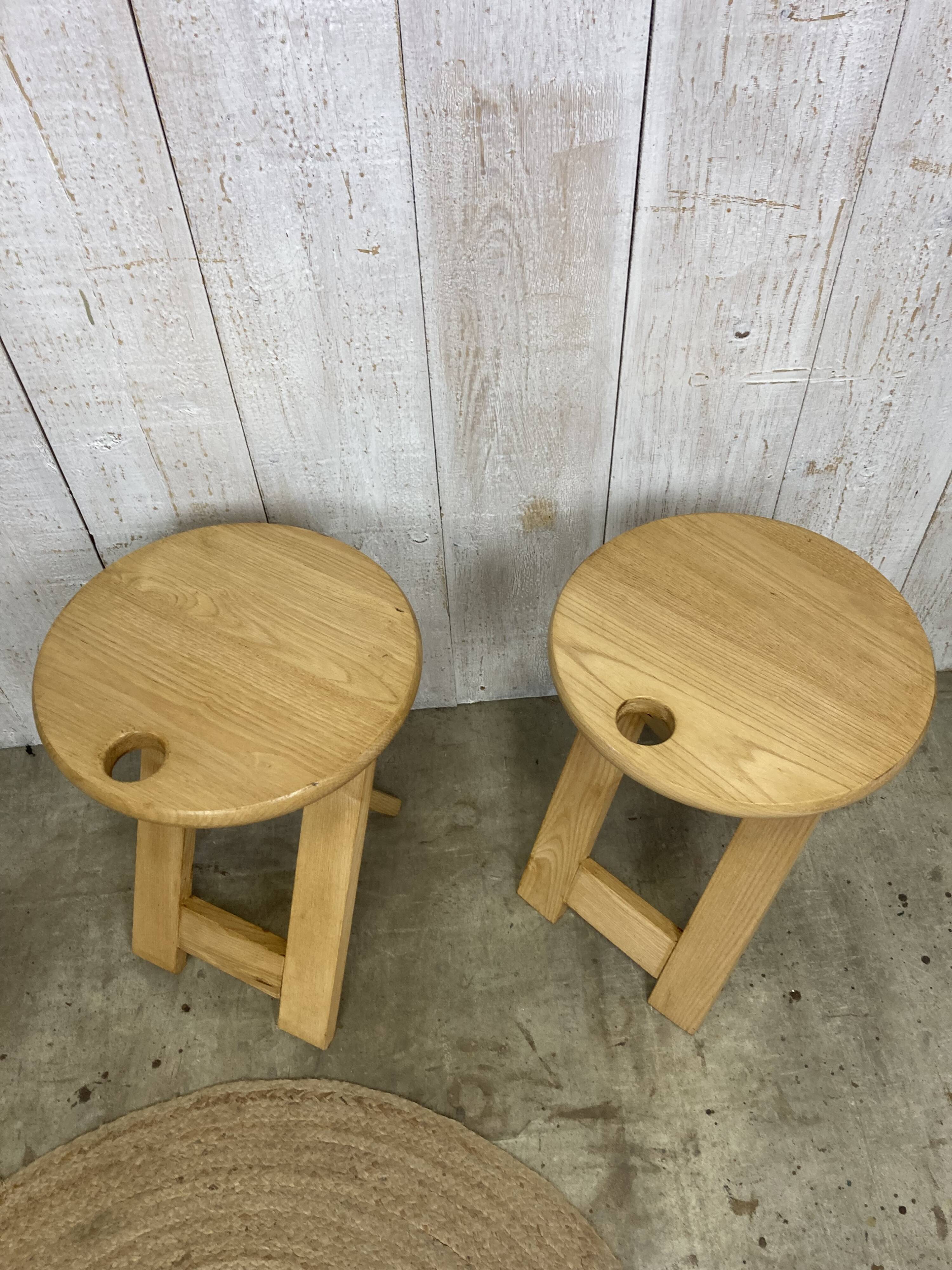 Pair of folding stools