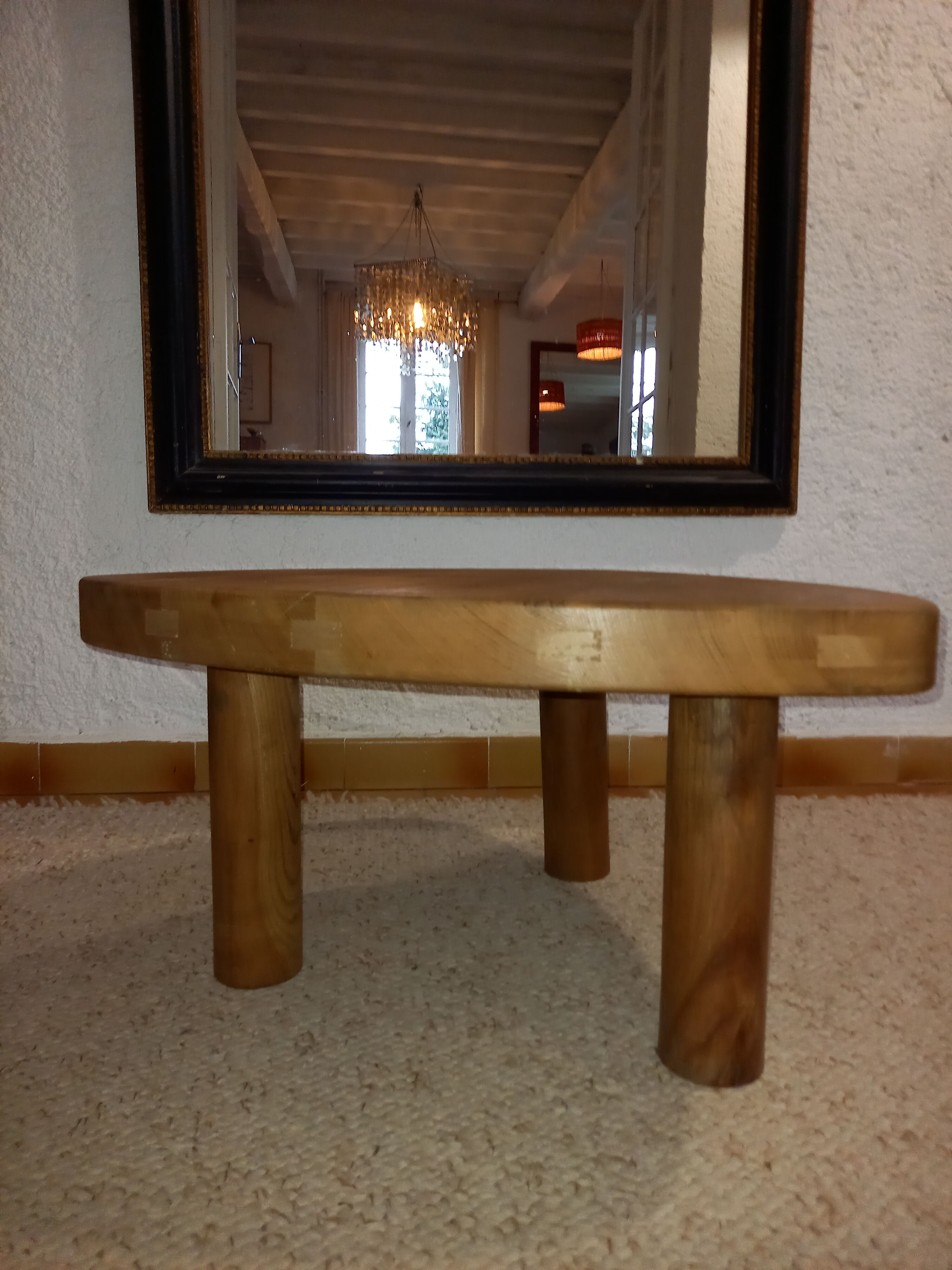 Triangular-shaped coffee table