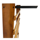 Rare coat rack by Carl Auböck with hat rack, cabinet, brass, walnut and beech, 1950s.