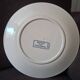 Service of 33 plates and compote dish Royat U&C Sarreguemines 1900 in blue ironstone.