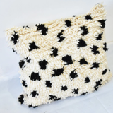 Moroccan polka dot carpet pillow 45x45cm