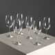 Vintage crystal wine glasses by Baccarat, France, 20th century.