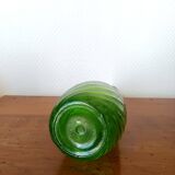 Large glass carafe from Empoli, Italy, vintage