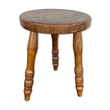 Wooden tripod stool