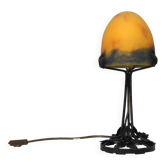 Lampe Art Deco pâte de verre G. Milesi