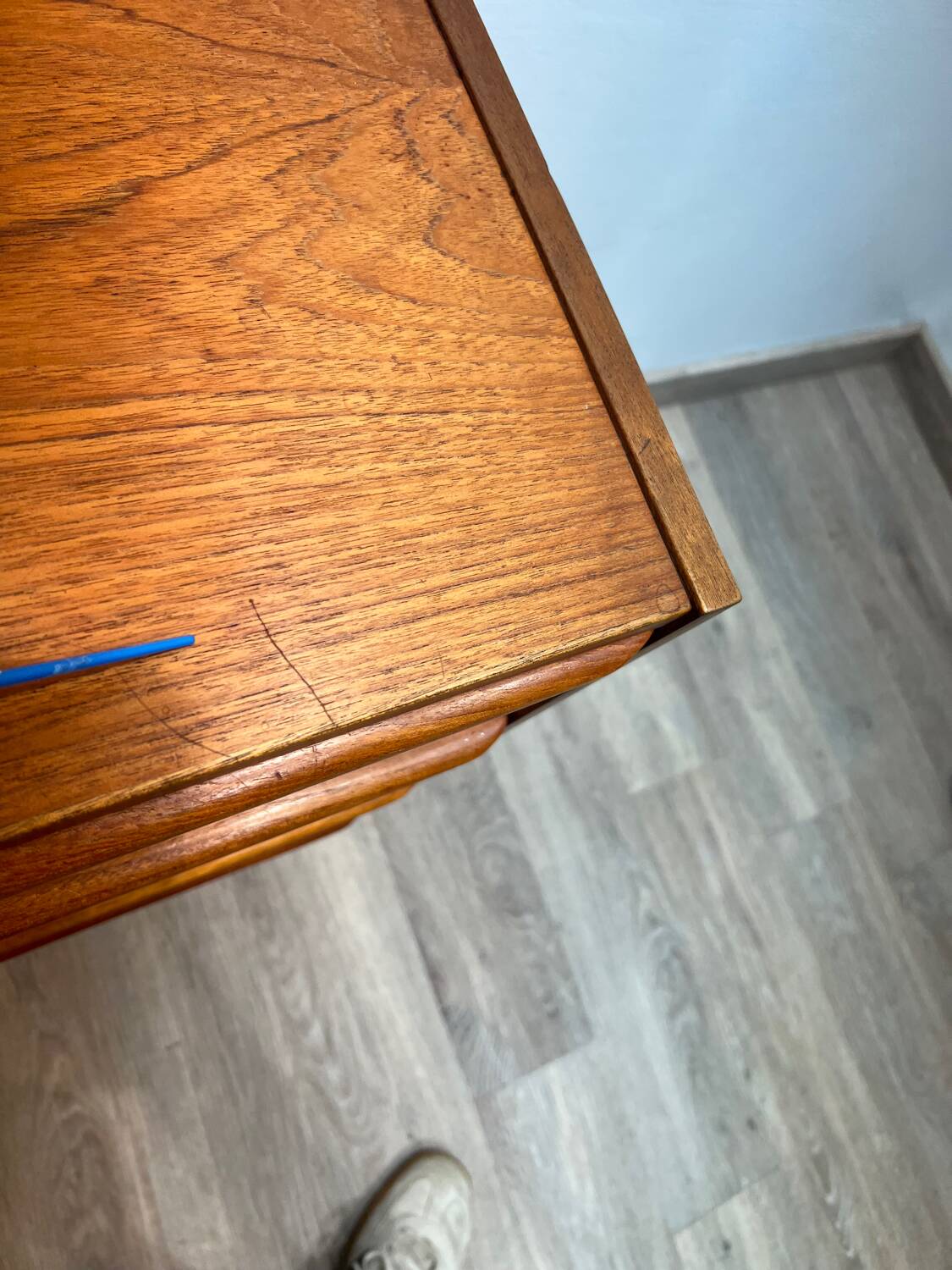 Scandinavian teak chest of drawers with 4 drawers