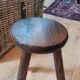 Tripod stool in solid wood