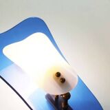 Pair of Italian glass wall lights 1950 by Cristal Arte