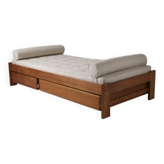 Wooden daybed L03 Pierre Chapo