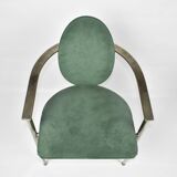 2 Belgo Chrom dinning chairs Memphis style