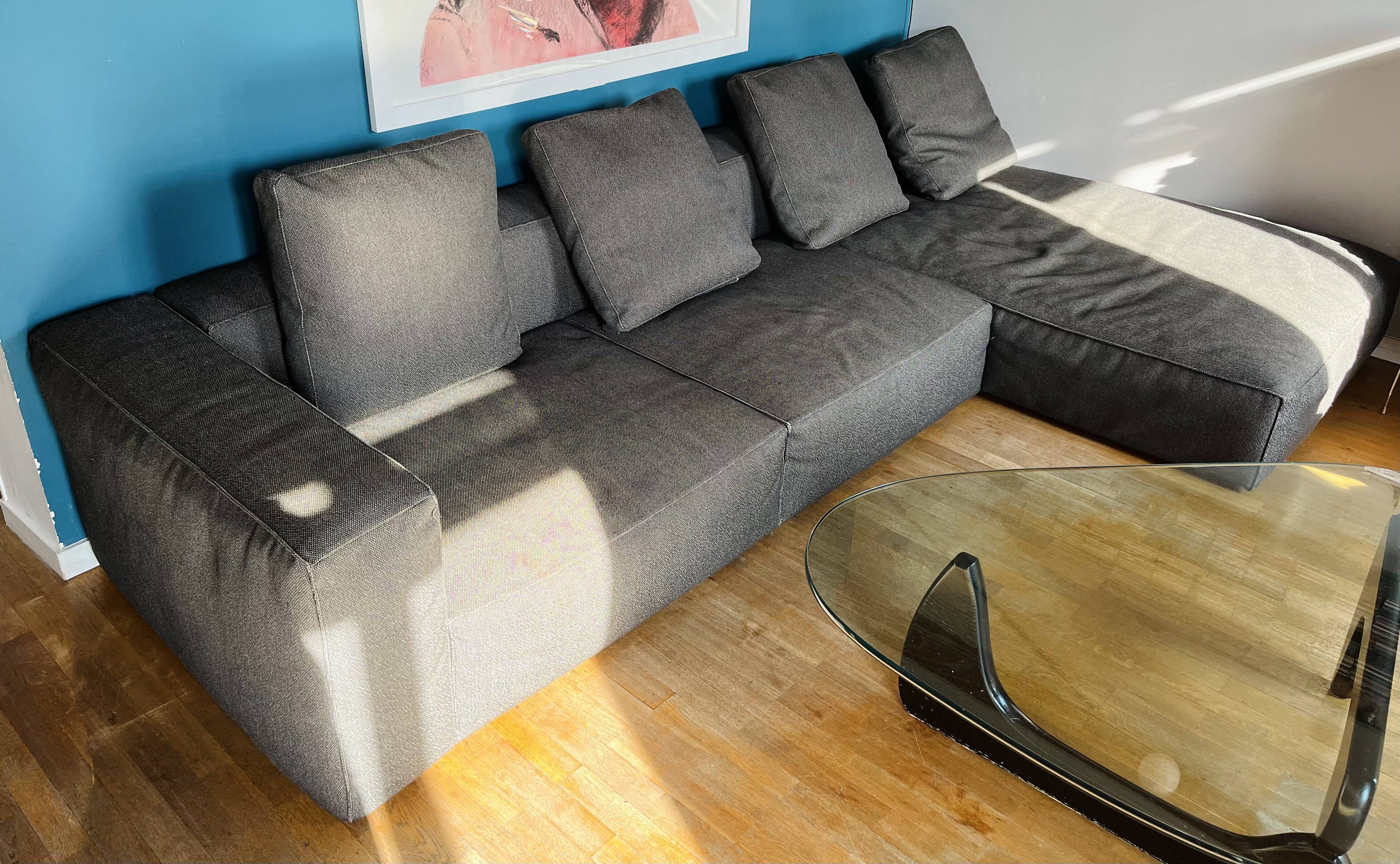 Nils Ligne Roset sofa and chaise longue