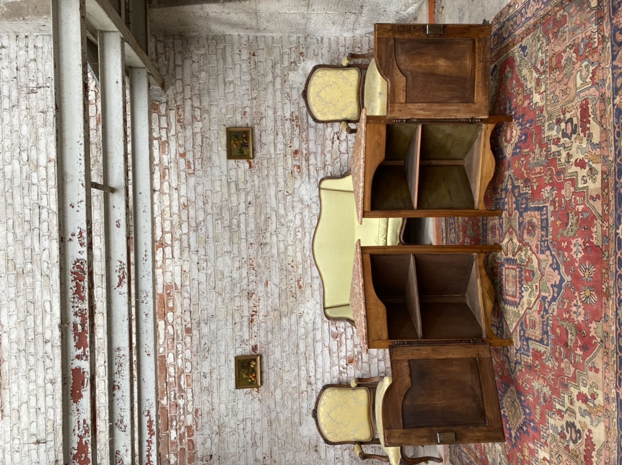 Pair of notches in natural wood style Louis XV XIXeme century