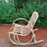 Rocking-chair child rattan