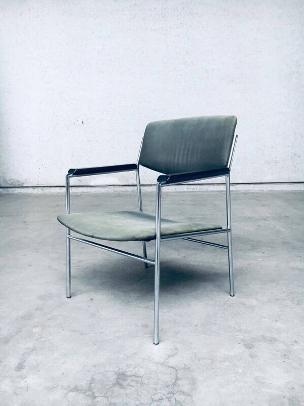 Mid-Century Modern Armchair by Gijs Van Der Sluis, Netherlands, 1960s